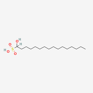 molecular formula C16H34O4S B3056708 1-Hydroxy-1-hexadecanesulfonic acid CAS No. 7355-88-6