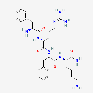 molecular formula C30H45N9O4 B3056719 U260G1W6DY CAS No. 736992-19-1