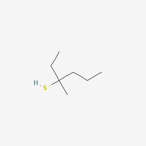 molecular formula C7H16S B3056726 3-Methylhexane-3-thiol CAS No. 73775-71-0