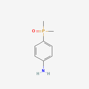 molecular formula C8H12NOP B3056727 (4-Aminophenyl)dimethylphosphine oxide CAS No. 737751-54-1