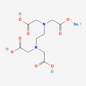 molecular formula C10H15N2NaO8 B3056728 Monosodium ethylenediaminetetraacetate CAS No. 7379-28-4