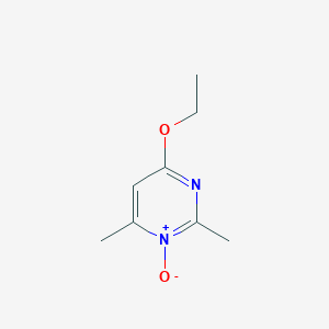 Pyrimidine, 4-ethoxy-2,6-dimethyl-, 1-oxide
