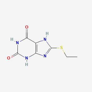 Xanthine, 8-(ethylthio)-