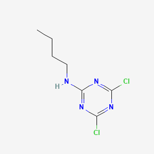 molecular formula C7H10Cl2N4 B3056739 N-BUTYL-4,6-DICHLORO-1,3,5-TRIAZIN-2-AMINE CAS No. 7386-40-5
