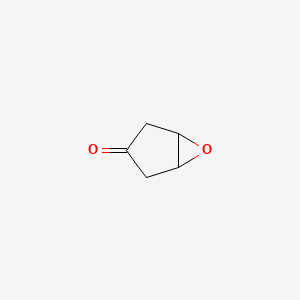 molecular formula C5H6O2 B3056766 6-Oxabicyclo[3.1.0]hexan-3-one CAS No. 74017-10-0