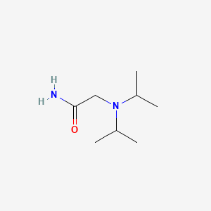 molecular formula C8H18N2O B3056778 2-(Diisopropylamino)acetamide CAS No. 7409-50-9