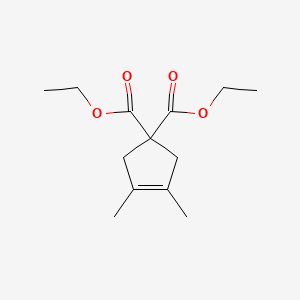 3-Cyclopentene-1,1-dicarboxylic acid, 3,4-dimethyl-, diethyl ester