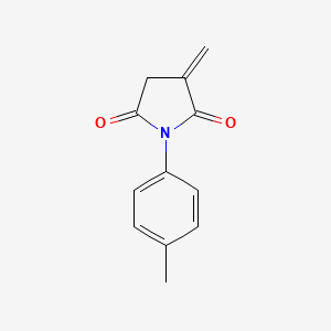 2,5-Pyrrolidinedione, 3-methylene-1-(4-methylphenyl)-