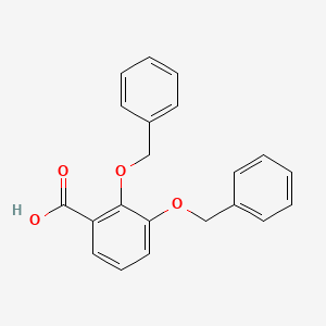 molecular formula C21H18O4 B3056794 2,3-Bis(benzyloxy)benzoic acid CAS No. 74272-78-9