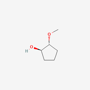 molecular formula C6H12O2 B3056796 (1R,2R)-2-methoxycyclopentan-1-ol CAS No. 7429-45-0