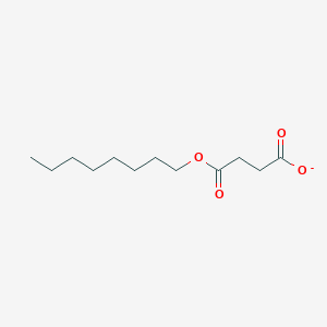 molecular formula C12H21O4- B3056798 Monooctyl succinate CAS No. 74295-86-6