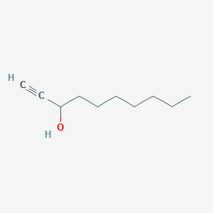 molecular formula C10H18O B3056799 1-Decyn-3-ol CAS No. 7431-23-4