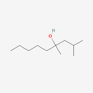 molecular formula C11H24O B3056805 2,4-Dimethyl-4-nonanol CAS No. 74356-31-3