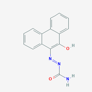 molecular formula C15H11N3O2 B3056807 [(10-Oxophenanthren-9-ylidene)amino]urea CAS No. 74378-23-7