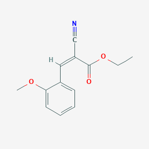ethyl (2Z)-2-cyano-3-(2-methoxyphenyl)prop-2-enoate