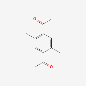 molecular formula C12H14O2 B3056820 Ethanone, 1,1'-(2,5-dimethyl-1,4-phenylene)bis- CAS No. 74472-14-3