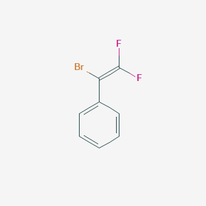 molecular formula C8H5BrF2 B3056822 (1-Bromo-2,2-difluoroethenyl)benzene CAS No. 74492-30-1