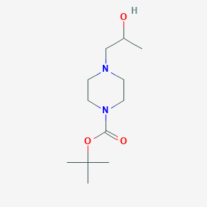 molecular formula C12H24N2O3 B3056829 tert-Butyl 4-(2-hydroxypropyl)piperazine-1-carboxylate CAS No. 745738-05-0