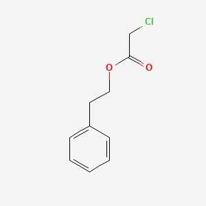 molecular formula C10H11ClO2 B3056853 Acetic acid, chloro-, 2-phenylethyl ester CAS No. 7476-91-7
