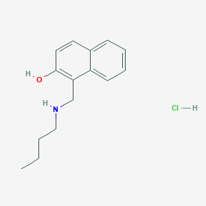 1-[(Butylamino)methyl]naphthalen-2-ol hydrochloride