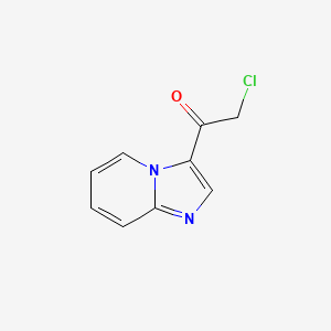 molecular formula C9H7ClN2O B3056869 2-Chloro-1-(imidazo[1,2-a]pyridin-3-yl)ethanone CAS No. 749204-15-7