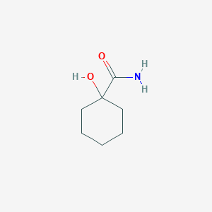 molecular formula C7H13NO2 B3056885 1-Hydroxycyclohexane-1-carboxamide CAS No. 7500-69-8
