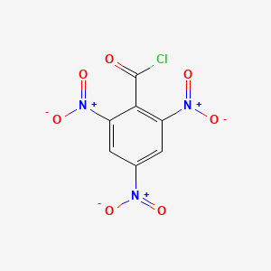molecular formula C7H2ClN3O7 B3056886 2,4,6-Trinitrobenzoyl chloride CAS No. 7500-86-9