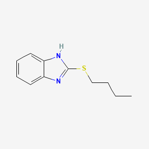 molecular formula C11H14N2S B3056898 2-butylsulfanyl-1H-benzimidazole CAS No. 75080-11-4