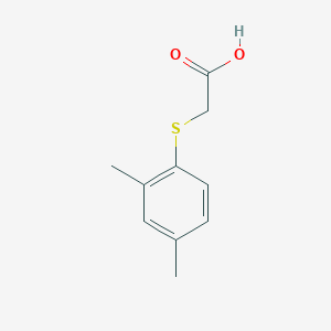 molecular formula C10H12O2S B3056922 [(2,4-Dimethylphenyl)thio]acetic acid CAS No. 75243-12-8