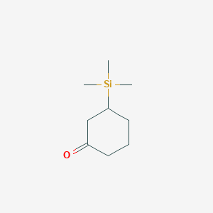 Cyclohexanone, 3-(trimethylsilyl)-