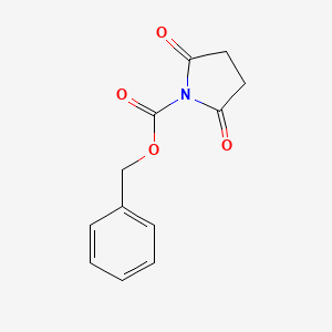 molecular formula C12H11NO4 B3056933 Benzyl 2,5-dioxopyrrolidine-1-carboxylate CAS No. 75315-63-8
