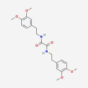 molecular formula C22H28N2O6 B3056938 N,N'-BIS-(2-(3,4-DIMETHOXY-PHENYL)-ETHYL)-OXALAMIDE CAS No. 75370-77-3