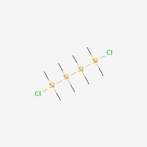 molecular formula C8H24Cl2Si4 B3056942 Tetrasilane, 1,4-dichloro-1,1,2,2,3,3,4,4-octamethyl- CAS No. 754-75-6