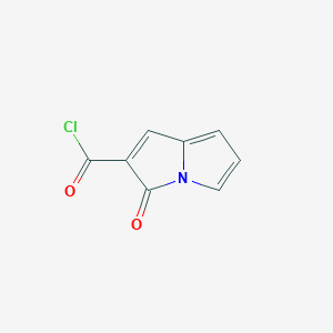 3-Oxo-3H-pyrrolizine-2-carbonyl chloride