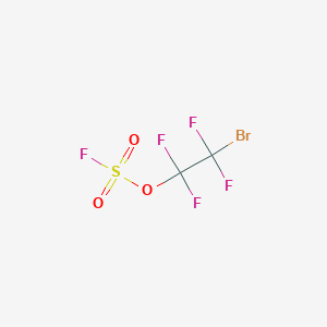molecular formula C2BrF5O3S B3056972 Fluorosulfuric acid, 2-bromo-1,1,2,2-tetrafluoroethyl ester CAS No. 757-02-8