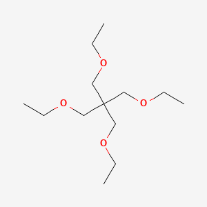 molecular formula C13H28O4 B3056974 1,3-Diethoxy-2,2-bis(ethoxymethyl)propane CAS No. 757-45-9