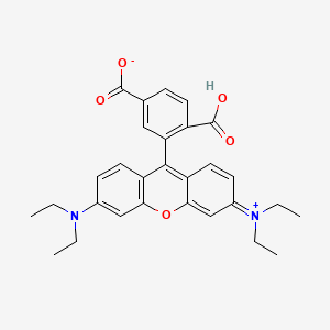 Xanthylium, 9-(2,5-dicarboxyphenyl)-3,6-bis(diethylamino)-, inner salt
