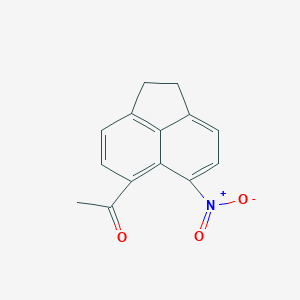 1-(6-Nitro-1,2-dihydroacenaphthylen-5-yl)ethanone