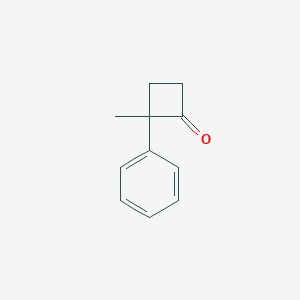 molecular formula C11H12O B3056981 2-Methyl-2-phenylcyclobutan-1-one CAS No. 75750-06-0