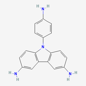 9-(4-Aminophenyl)-9H-carbazole-3,6-diamine