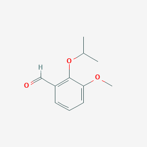 molecular formula C11H14O3 B3056986 2-Isopropoxy-3-methoxybenzaldehyde CAS No. 75792-35-7