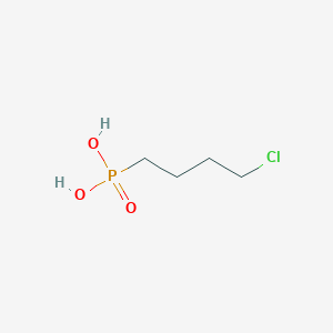 molecular formula C4H10ClO3P B3056990 4-Chlorobutylphosphonic acid CAS No. 7582-38-9