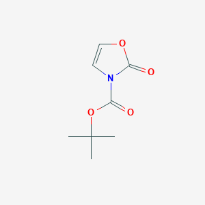molecular formula C8H11NO4 B3056991 TERT-BUTYL 2,3-DIHYDRO-2-OXO-3-OXAZOLECARBOXYLATE CAS No. 75844-68-7
