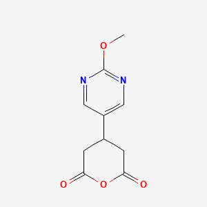 4-(2-Methoxypyrimidin-5-yl)oxane-2,6-dione