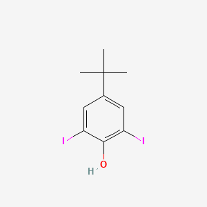 molecular formula C10H12I2O B3056999 4-tert-Butyl-2,6-diiodophenol CAS No. 75908-75-7