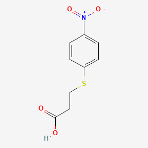 3-(4-Nitrophenyl)sulfanylpropanoic acid