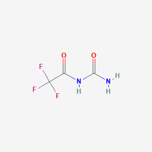 molecular formula C3H3F3N2O2 B3057008 Trifluoroacetylurea CAS No. 760-41-8