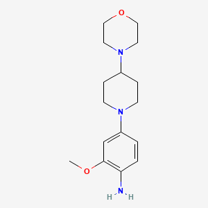 2-(Methyloxy)-4-[4-(4-morpholinyl)-1-piperidinyl]aniline