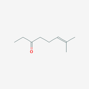 molecular formula C9H16O B3057036 6-Octen-3-one, 7-methyl- CAS No. 762-47-0