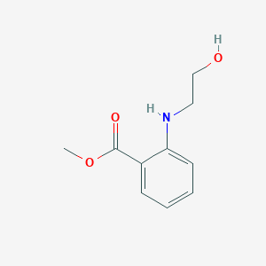molecular formula C10H13NO3 B3057055 2-[(2-羟乙基)氨基]苯甲酸甲酯 CAS No. 76315-61-2